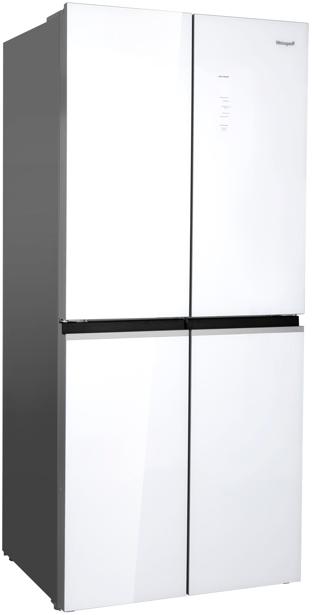 Отдельностоящий холодильник с инвертором Weissgauff WCD 486 NFW - фотография № 2