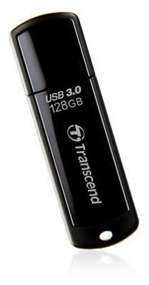 Флеш Диск Transcend 128Gb Jetflash 700 TS128GJF700 USB3.0 черный