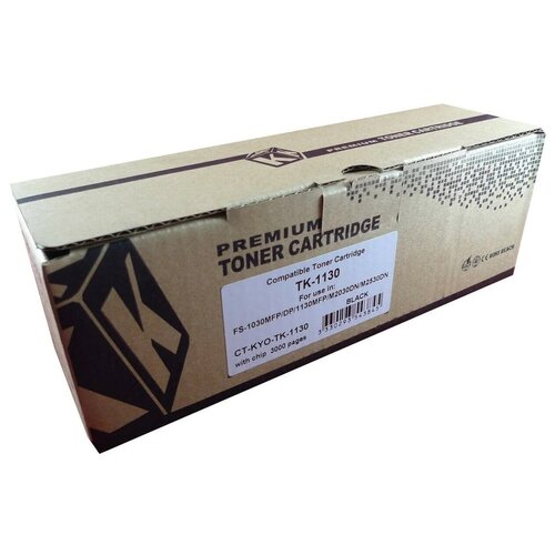 картридж printlight tk 1130 для kyocera Картридж CT-KYO-TK-1130 тонер картридж (Kyocera TK-1130 - 1T02MJ0NLC) 3000 стр, черный для Kyocera Mita FS1030 MFP, DP, 1130 MFP, M2030DN, M2530DN