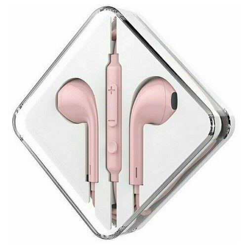 Наушники Hoco M55 проводные вкладыши микрофон Jack 35 12 м розовые 109900₽