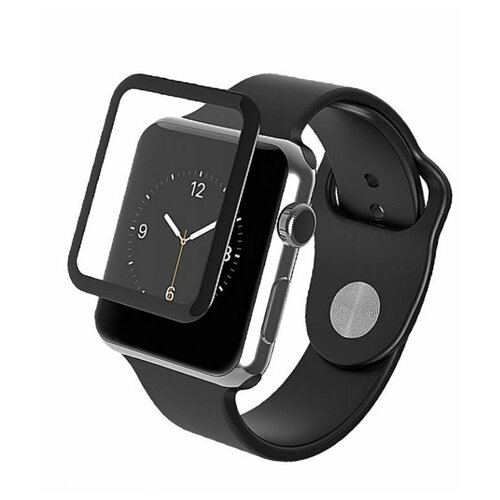 Защитное стекло для Apple Watch 42mm HOCO 0.1 черное шлейф для apple watch s3 42 мм gps на кнопку включения микрофон