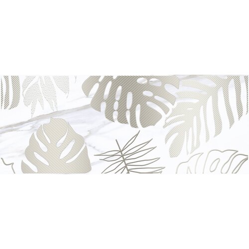 Керамическая плитка Laparet Elegance -2 белый Декор 20x50 (цена за 20 шт)