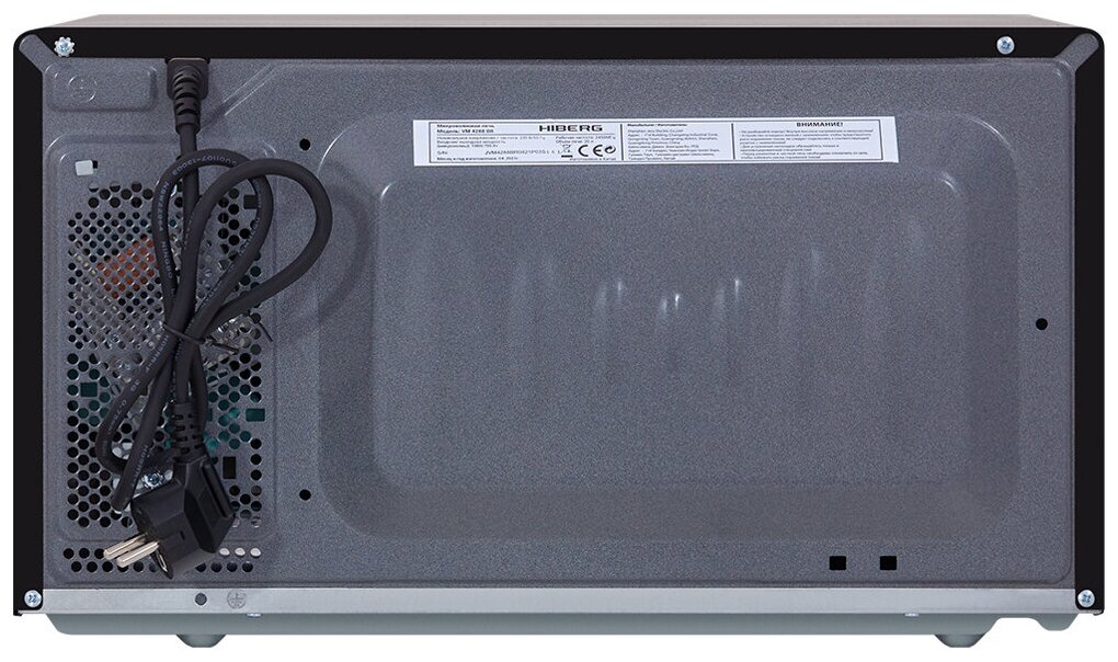 Микроволновая печь HIBERG VM-4288 BR черная ретро - фотография № 12