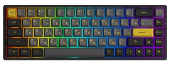 Игровая механическая клавиатура AKKO 3068B Plus Black Gold