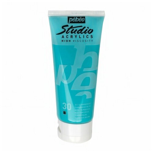 Краски акриловые PEBEO Studio Acrylics 100 мл 831-030 бирюзовый