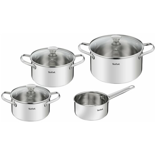 Набор посуды (нержавейка) Tefal 7 предметов Cook Eat B921S784