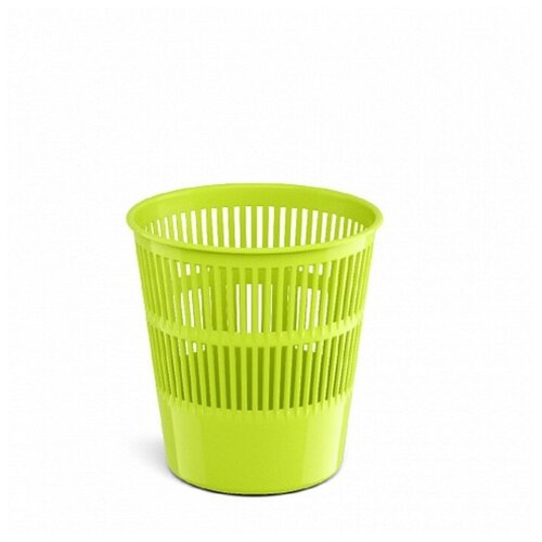 ErichKrause Корзина для бумаг и мусора ErichKrause Neon Solid, 9 литров, пластик, сетчатая, жёлтая