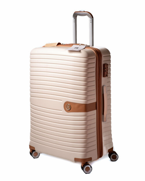 Чемодан IT Luggage 16-2655-08, 99 л, размер M, бежевый