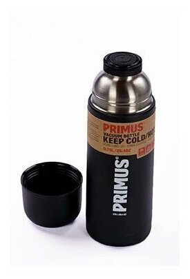 Термос Primus Vacuum bottle 0.75L Black - фотография № 2
