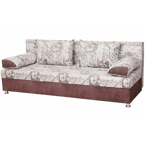 Диван прямой раскладной Британия еврокнижка, велюр Гарден