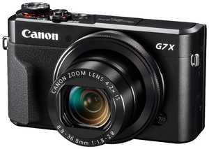 Фотоаппарат Canon PowerShot G7X Mark II аккумулятор, зарядное устройство, ремень, черный