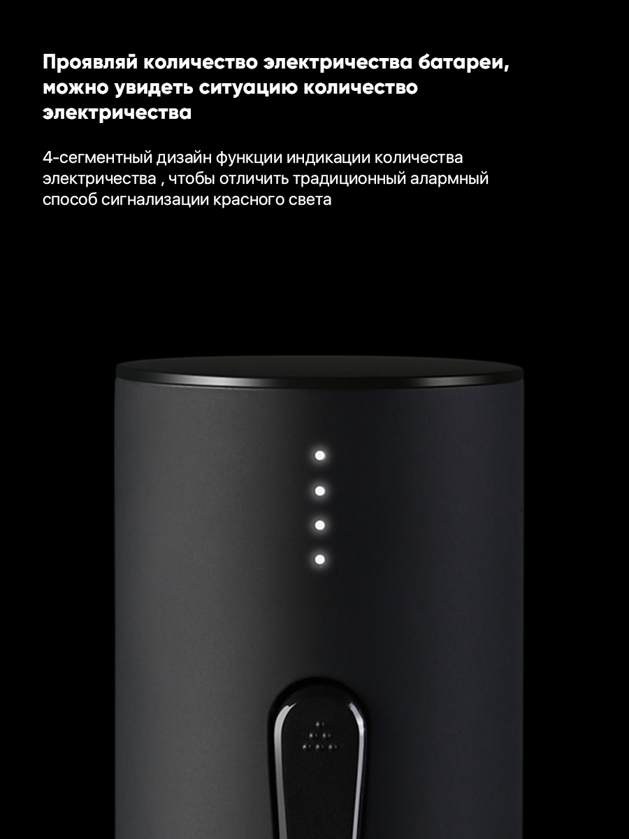 Электрический штопор с базовым набором аксессуаров Xiaomi HU0047 (Black) - фото №18