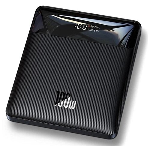 Power bank внешний аккумулятор зарядка для телефона планшета Baseus Blade Digital Display 20000mAh PD 100W черный 530000₽