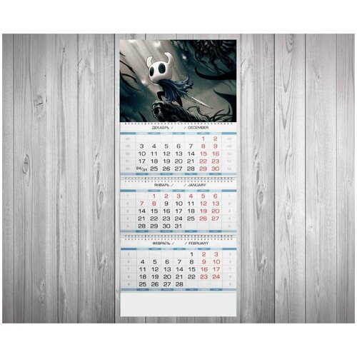 Календарь MIGOM Квартальный Принт Hollow Knight - HK0007