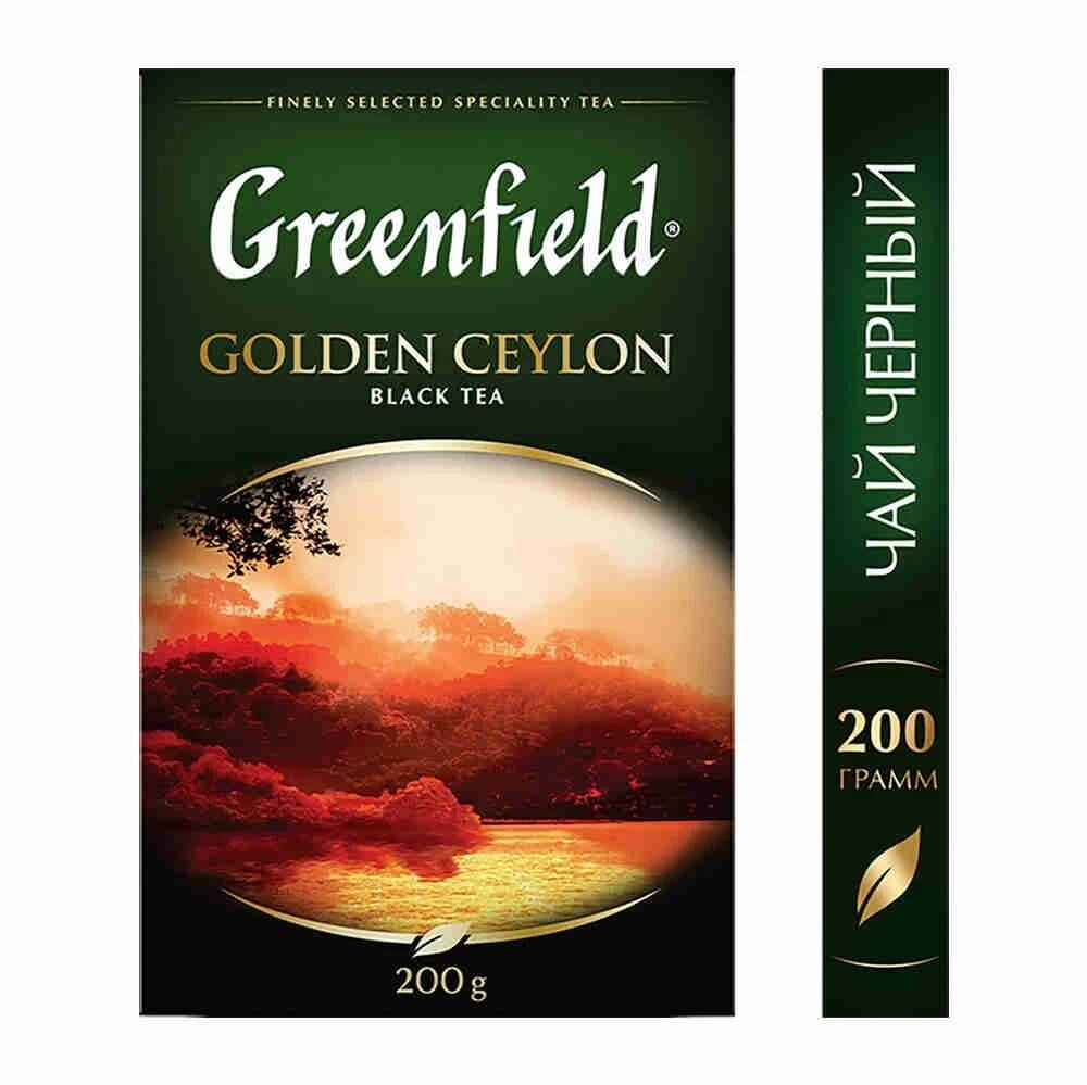Чай черный Greenfield Golden Ceylon листовой, 200 г - фото №18