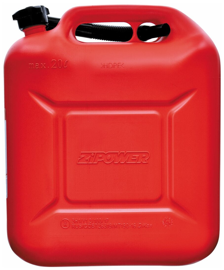 ZIPOWER PM4294 Канистра для топлива 20л. Цвет - красный.