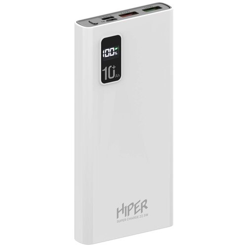 Внешний аккумулятор Hiper FAST 10000 10000mAh 5A QC PD 3xUSB черный FAST 10000 BLACK 131000₽