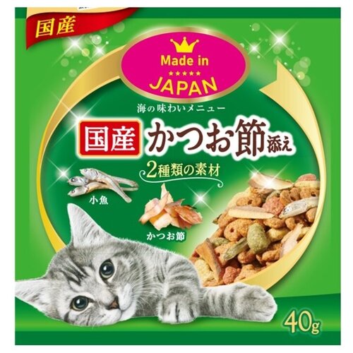 Деликатесные чипсы из трёх тунцов для здоровья ЖКТ Japan Premium Pet (40 г х 4)