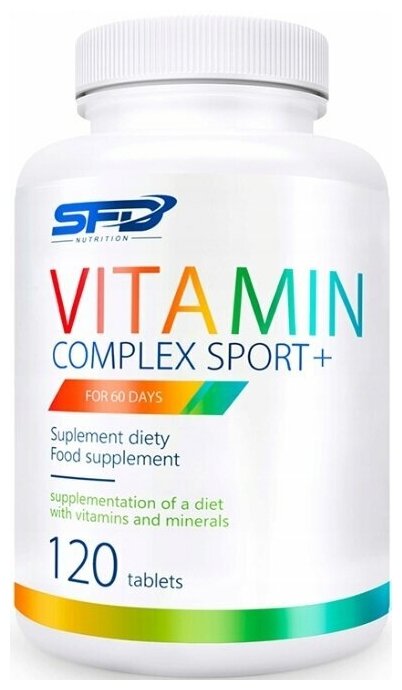 Мультивитамины SFD Nutrition Vitamin Complex Sport+ (120 таблеток)