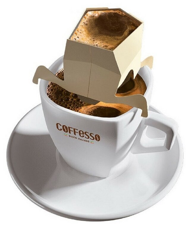 Кофе молотый Coffesso Crema Delicato в порционных стаканчиках, 5x9 г - фотография № 6