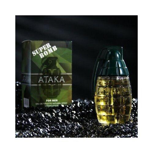 Туалетная вода мужская Super Bomb, комплект 3 шт., Ataka, 90 мл