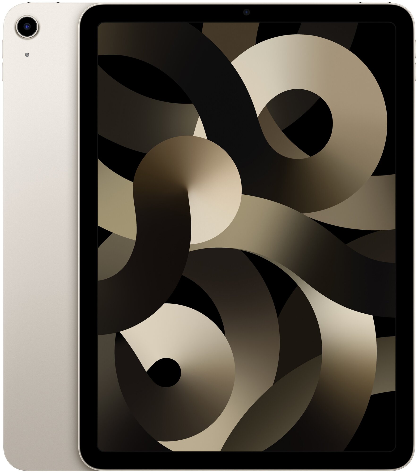 10.9" Планшет Apple iPad Air 2022 M1, 256 ГБ, Wi-Fi, iPadOS, Starlight