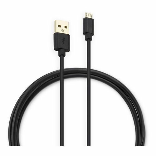 Кабель Buro Reversible, micro USB (m) - USB (m), 1м, 1A, черный [bhp microusb 1m]