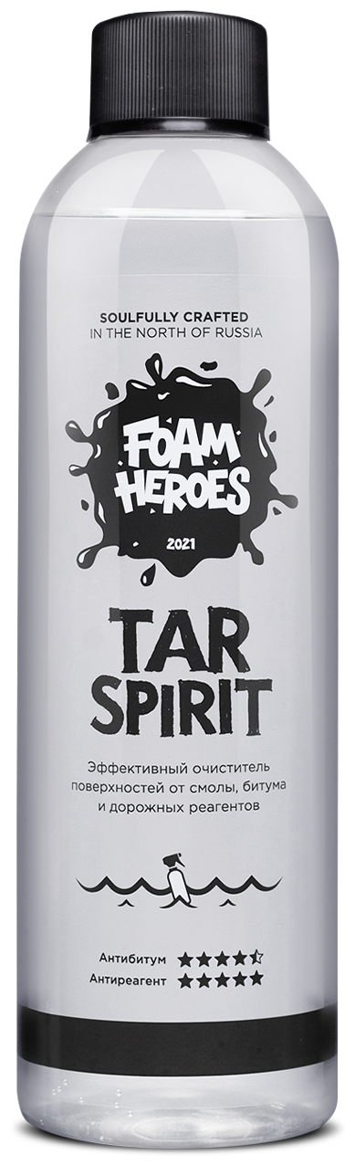 Очиститель битума, смолы и дорожного реагента Foam Heroes Tar Spirit, 500мл