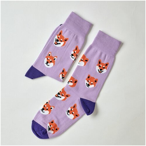 Носки St. Friday, размер 38-41, фиолетовый носки унисекс st friday 1 пара классические фантазийные размер 38 41 белый фиолетовый