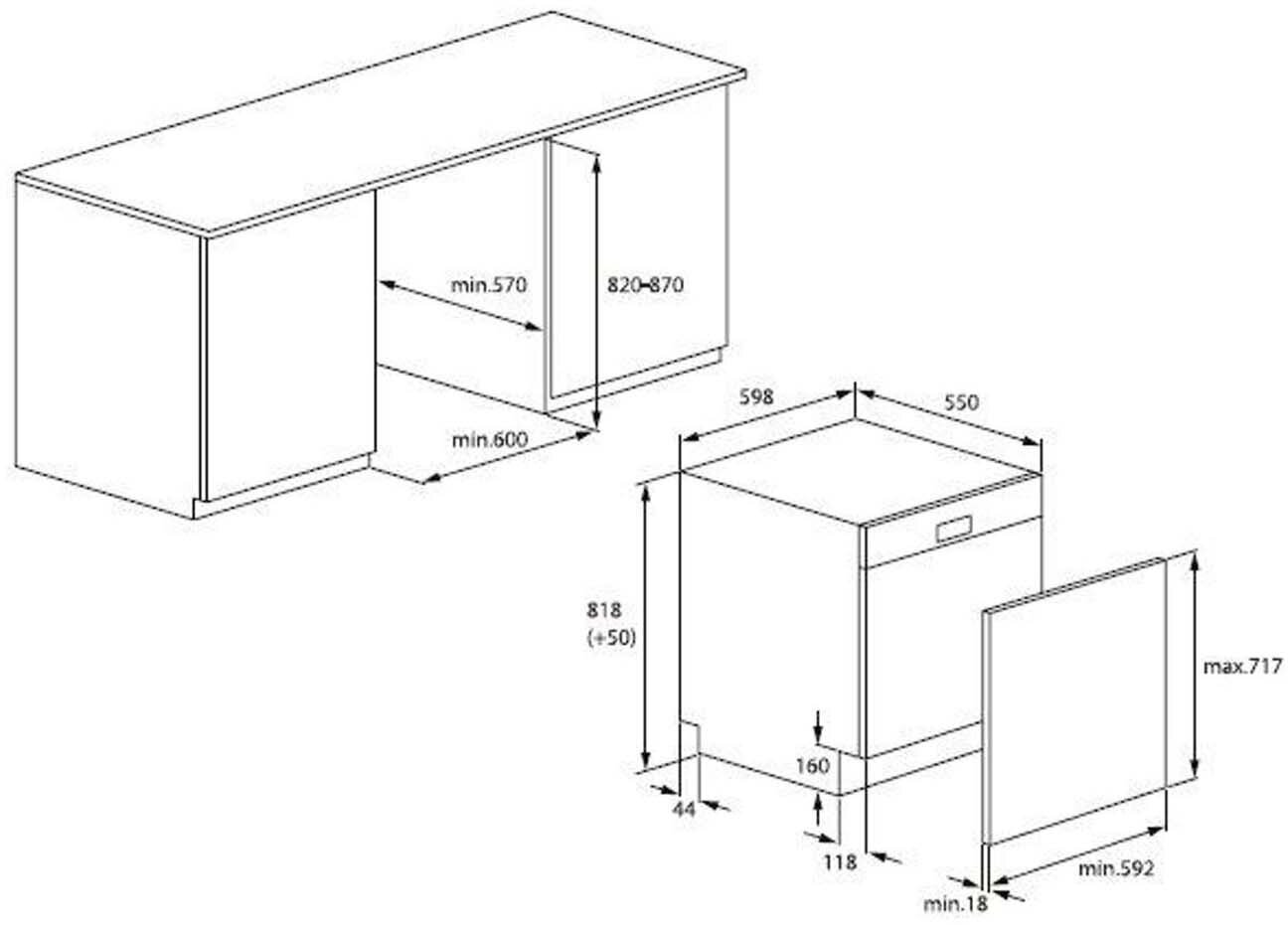 Посудомоечная машина Beko BDIN16420 - фото №10