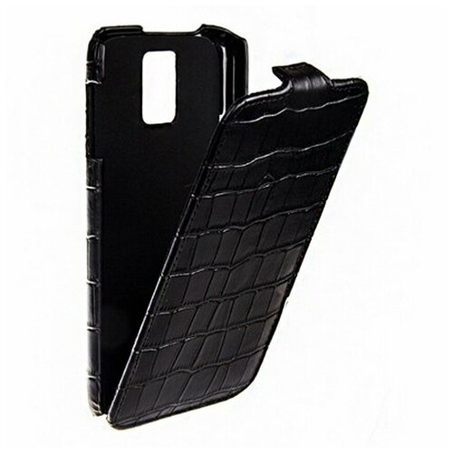Чехол Melkco для Samsung Galaxy S4 i9500/i9505 Leather Case Jacka Type Crocodile Black (черный крокодил)
