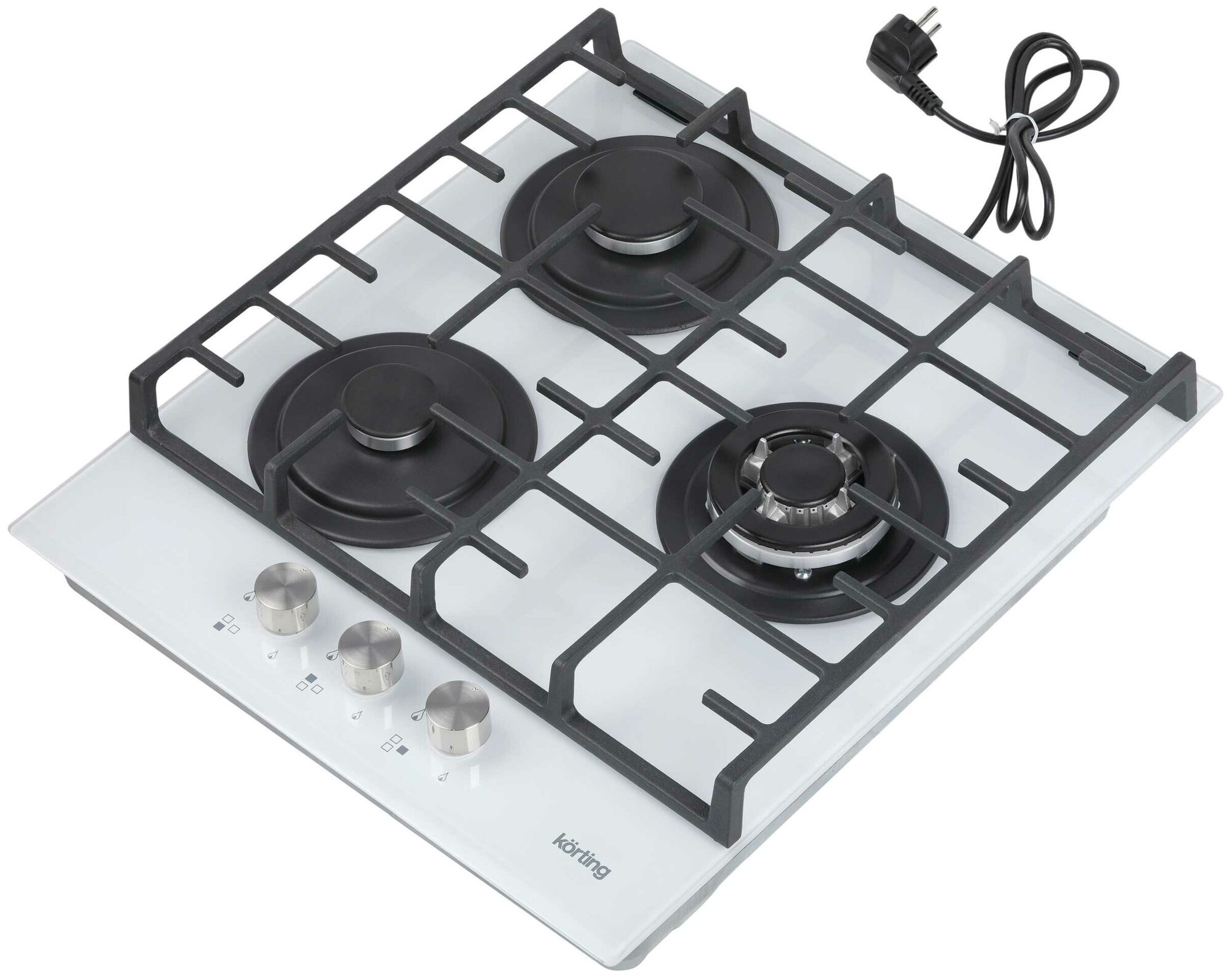 Газовая варочная поверхность HGG 4825 CTW KORTING GAS HOB HGG 4825 CTW KORTING - фотография № 3