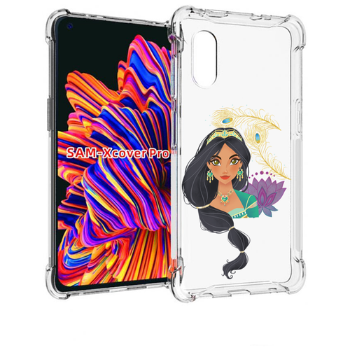 Чехол MyPads принцесса-из-алладина женский для Samsung Galaxy Xcover Pro 1 задняя-панель-накладка-бампер