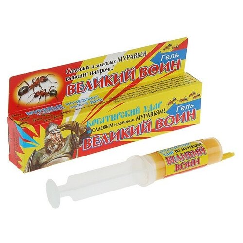 Гель от муравьев Великий Воин, туба, 30 г./В упаковке шт: 4