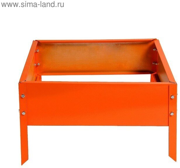 Клумба 50 × 50 × 15 см оранжевая