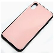 Чехол(накладка) для Apple iPhone X, розовый TFN, TFN-RS-07-008GCPNK