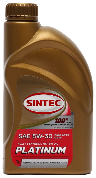 Sintec SINTEC PLATINUM SAE 5W-30 API SP, ACEA C2/C3, 1L