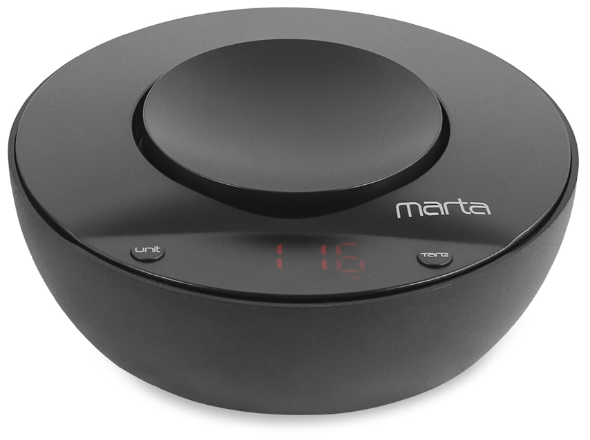 MARTA MT-1648 черный жемчуг весы кухонные - фотография № 8
