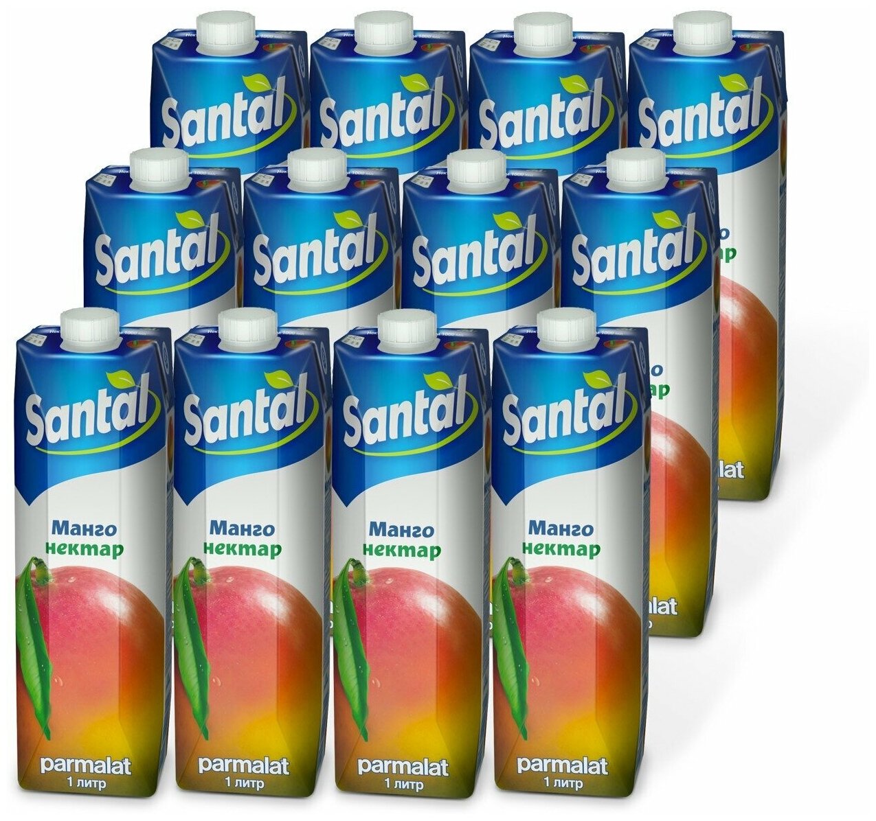 Нектар SANTAL манго 1л. 12 шт. в кор. - фотография № 1