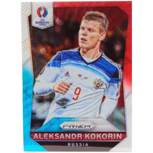 Коллекционная карточка Panini Prizm UEFA EURO 2016 France #172 Aleksandr Kokorin - Red and Light Blue S0227 коллекционная карточка panini prizm uefa euro 2016 france 7 russia silver s0231