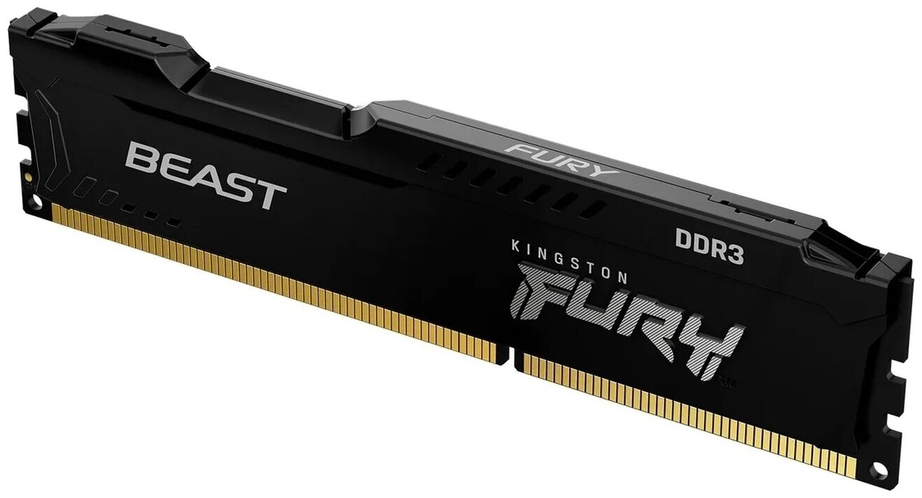 Оперативная память KINGSTON FURY Beast Black DIMM DDR3 4GB 1600 MHz (KF316C10BB/4)