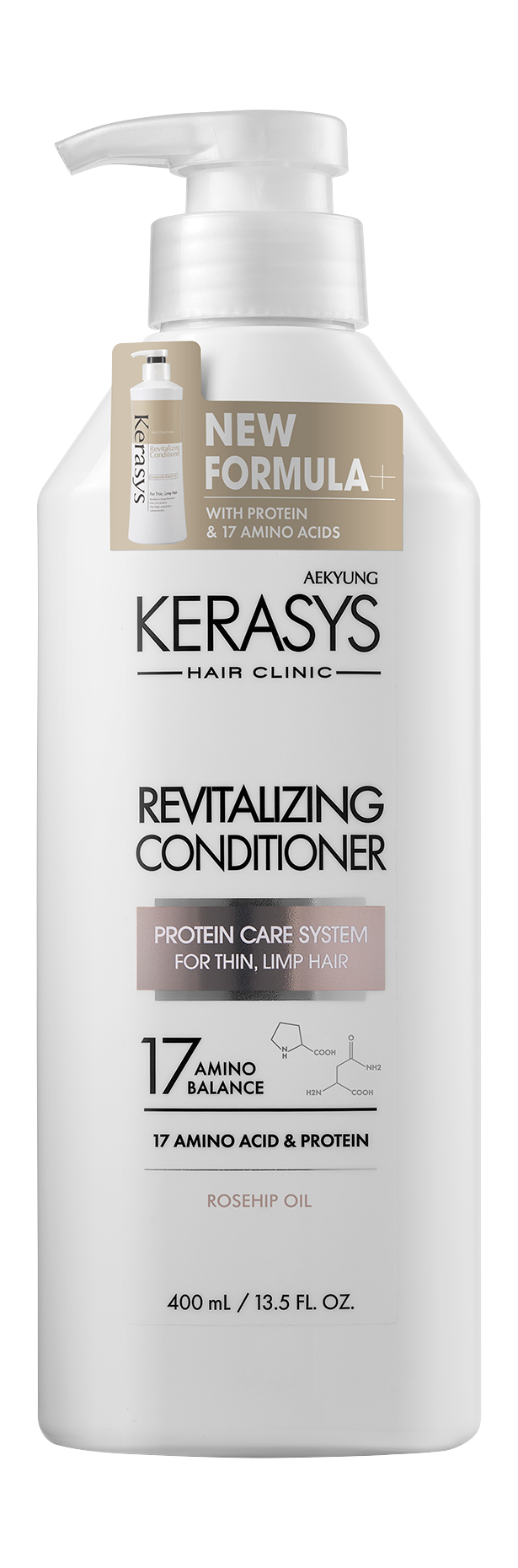 KERASYS Кондиционер для волос Conditioner Revitalizing оздоравливающий, 400 мл