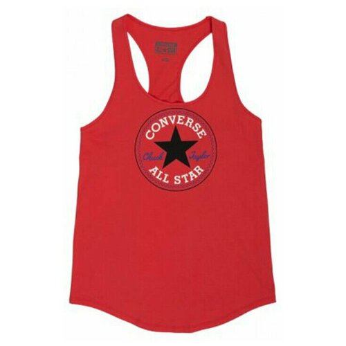 фото Женская майка converse (конверс) awt core cp sig tank 10536c686 красная (xs)