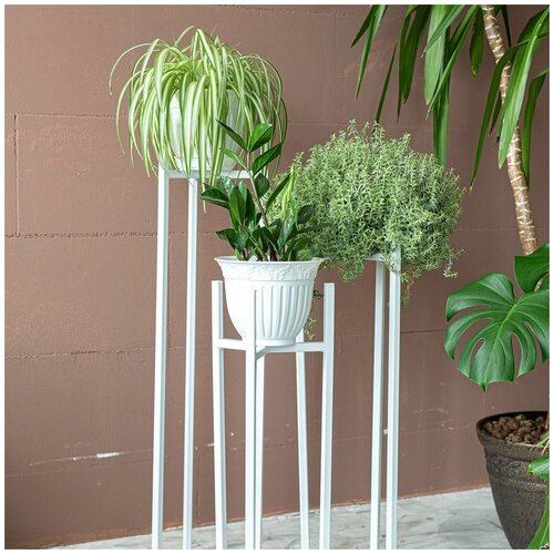 Подставка для цветов / Подставка для растений / Подставка под цветы / Подставка напольная / Cтойка для цветов / Лофт / стеллаж для цветов