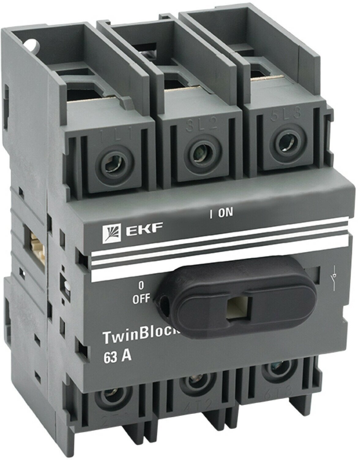 Рубильник 63A 3P c рукояткой управления для прямой установки TwinBlock EKF