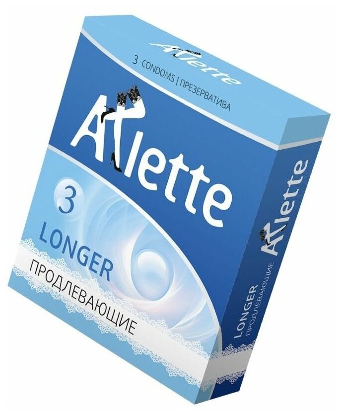 Презервативы Arlette Longer с продлевающим эффектом - 3 шт, 2 упаковки