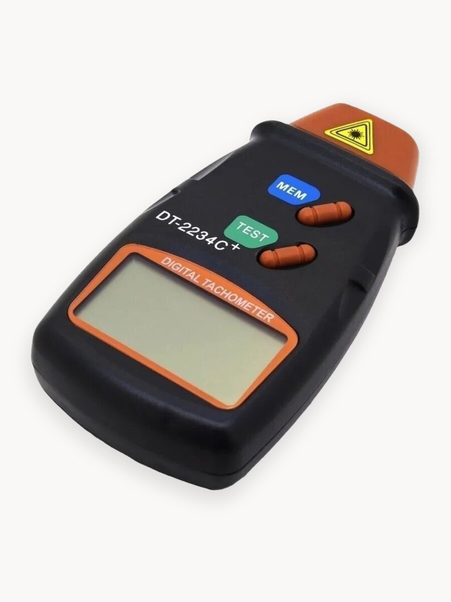 Цифровой бесконтактный лазерный тахометр, измеритель числа оборотов