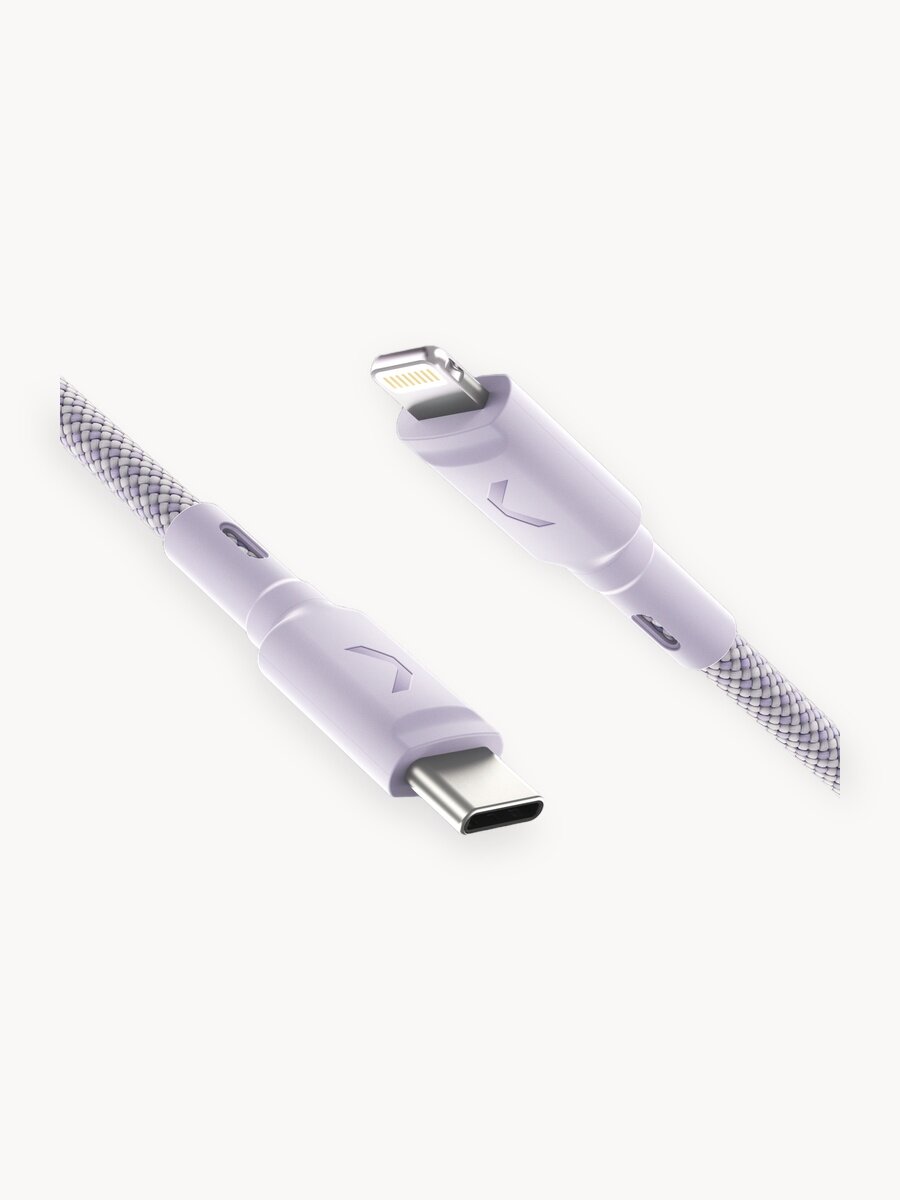 Кабель COMMO Range USB Type-C - Lightning MFI, 2.2м, Лавандовый