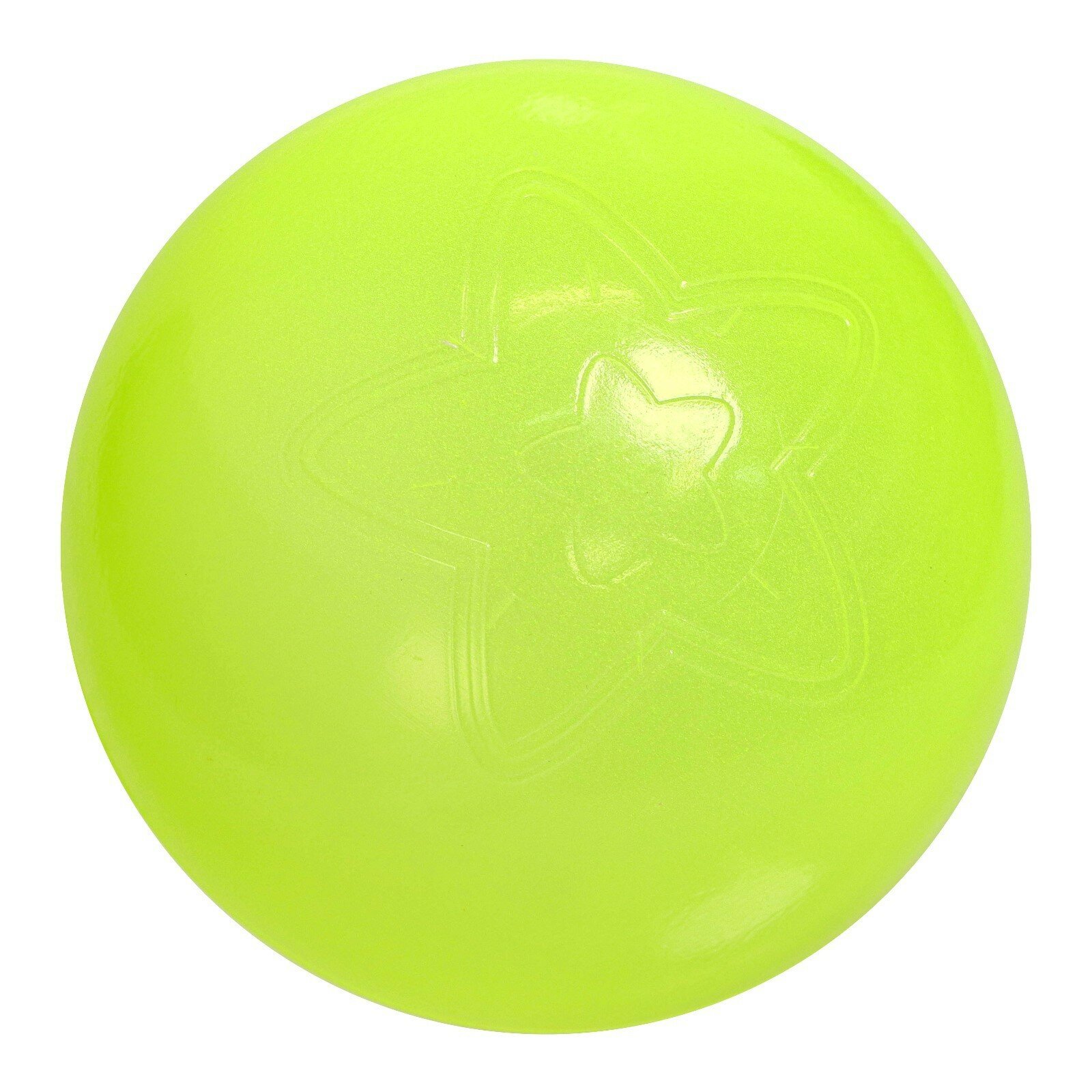 Набор шаров для бассейна 500 штук, цвет жёлтый, флуоресцентные, диаметр шара — 7,5 см - фотография № 4