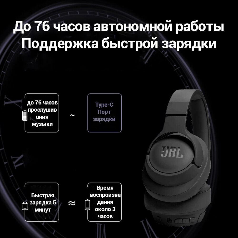 Наушники JBL Tune 720BT, blue - фото №4